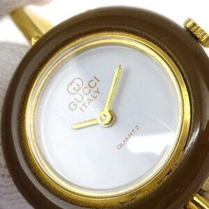 Gucci Change Bezel Chameleon Quartz Watch SS 186178